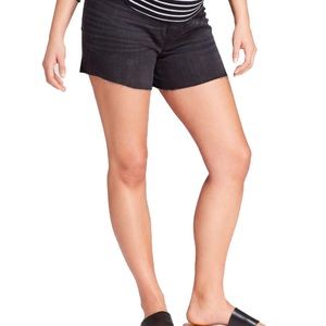 NWT Isabel Midi Black Maternity Shorts